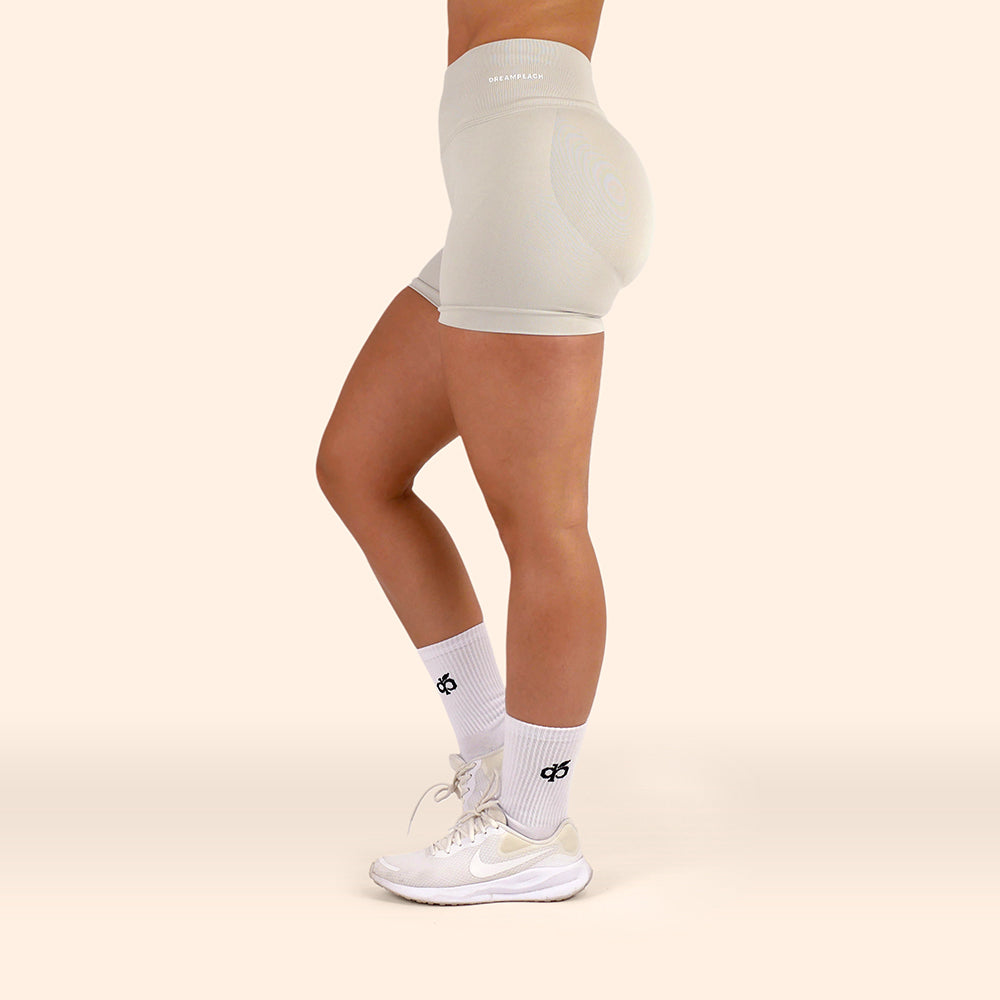 Peach Shorts High Waist
