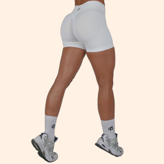 Peach Shorts High Waist