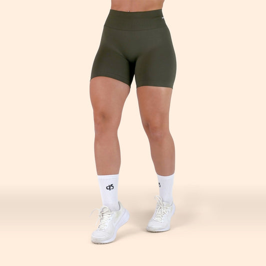 Peach Shorts High Waist