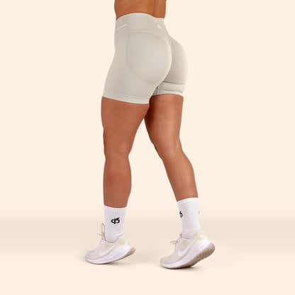 Peach Shorts High Waist