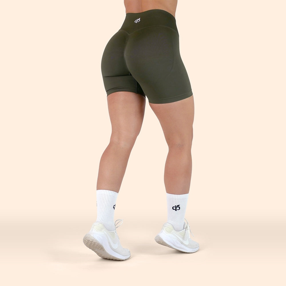 Peach Shorts High Waist