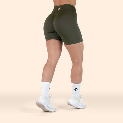 Peach Shorts High Waist