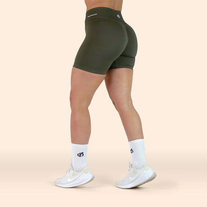 Peach Shorts High Waist