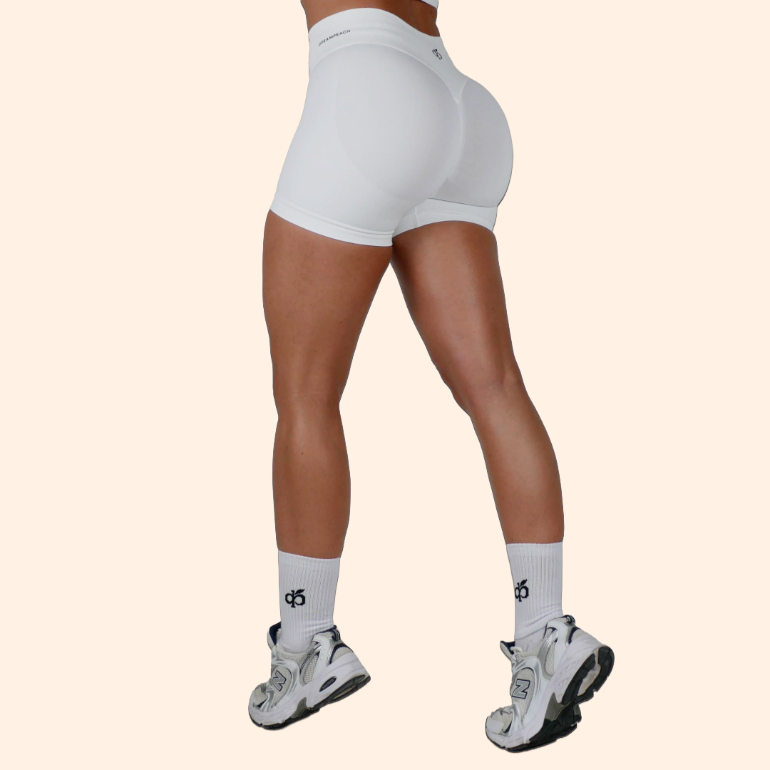 Peach Shorts High Waist